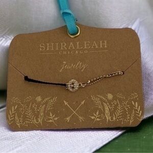 🫶🏻 Shiraleah Chicago Skull Bracelet Black